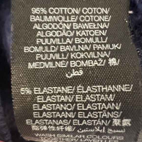 Sweaty Betty navy blue 1/4 zip fleece sherpa pullover drawstring sz 10 cozy yoga - Picture 6 of 9